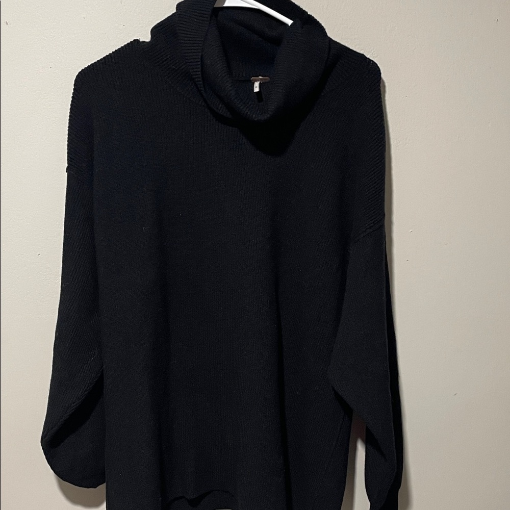 FP Movement by Free People Black Cowl Neck Sweater